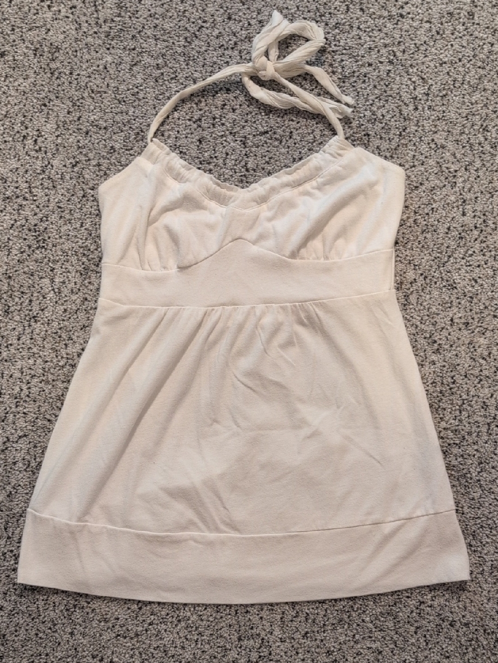 American Eagle Outfitters White Halter Top